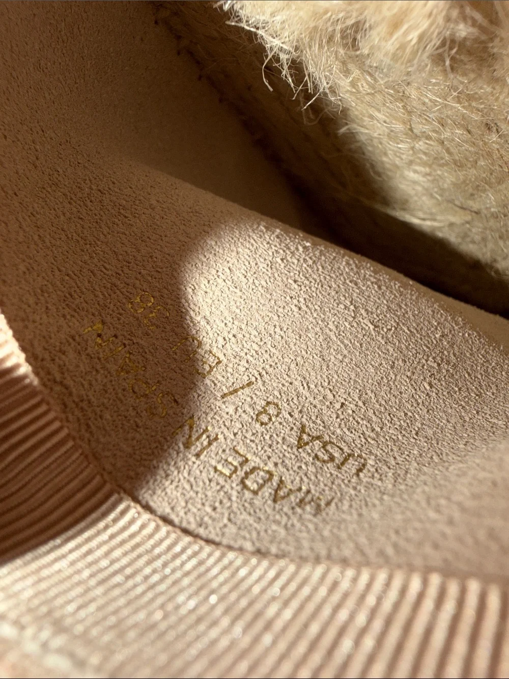 New! Banana Republic Suede Espadrilles Flats 8 Shoes Ivory Mivano Italia
